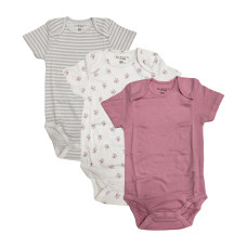 Fox & Bunny Baby Bodysuit Multi 3pcs pack L-80B